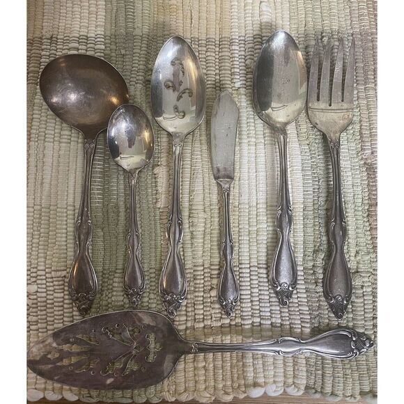 WM. ROGERS Oneida‎ Old South II 7 Piece Hostess Set